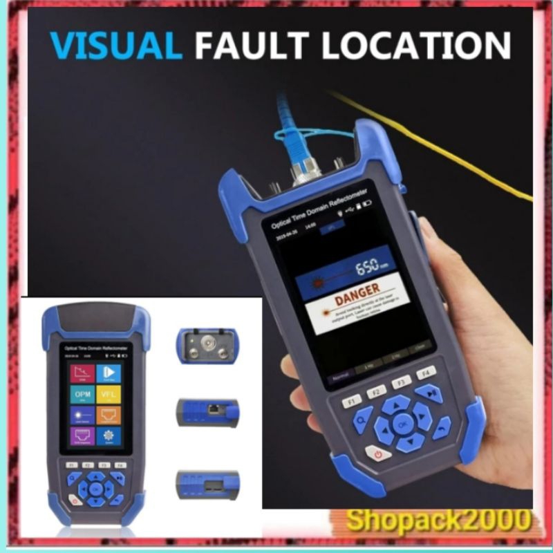 OTDR Optical Fiber Tester Optical Time Domain Reflection Mini  AUA900D