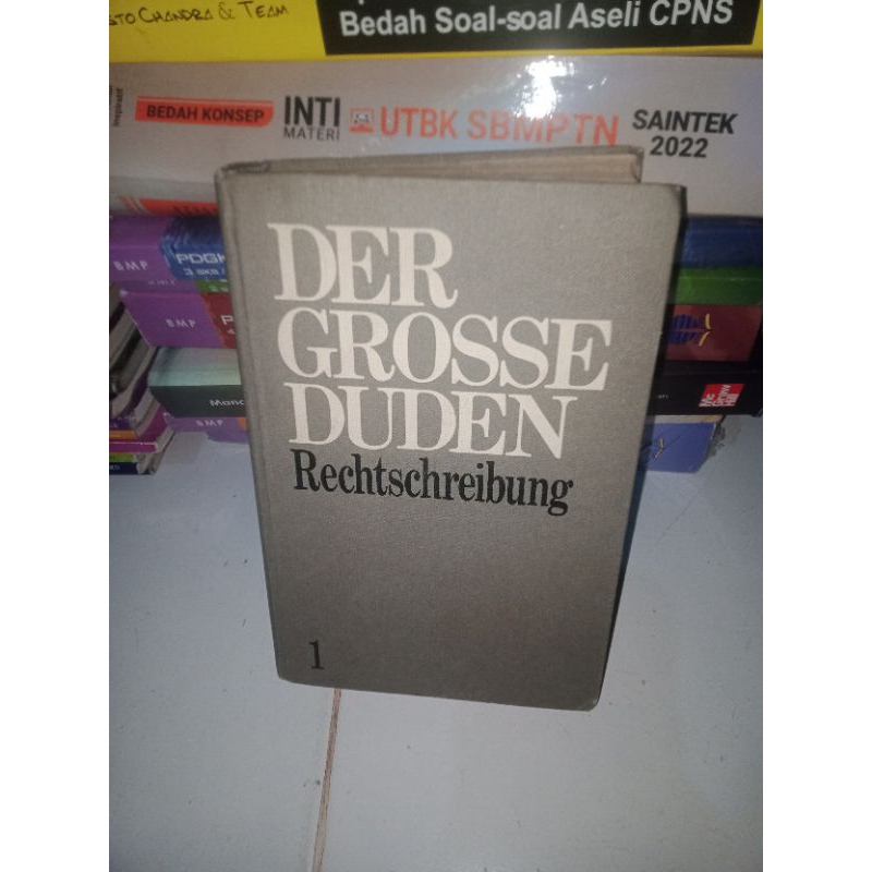 BUKU ASLI DER GROSSE DUDEN RECHTSCHREIBUNG 1