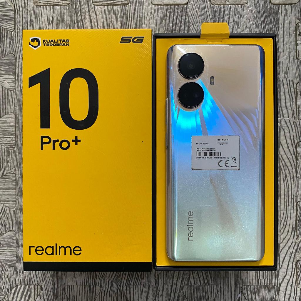 Realme 10 Pro+ Plus 5G 12/256gb Second Fullset Resmi