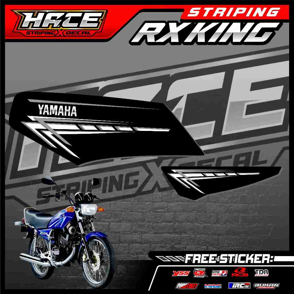 220 STRIPING STICKER RX KING - STRIPING STICKER RX KING MOTIF SIMPLE