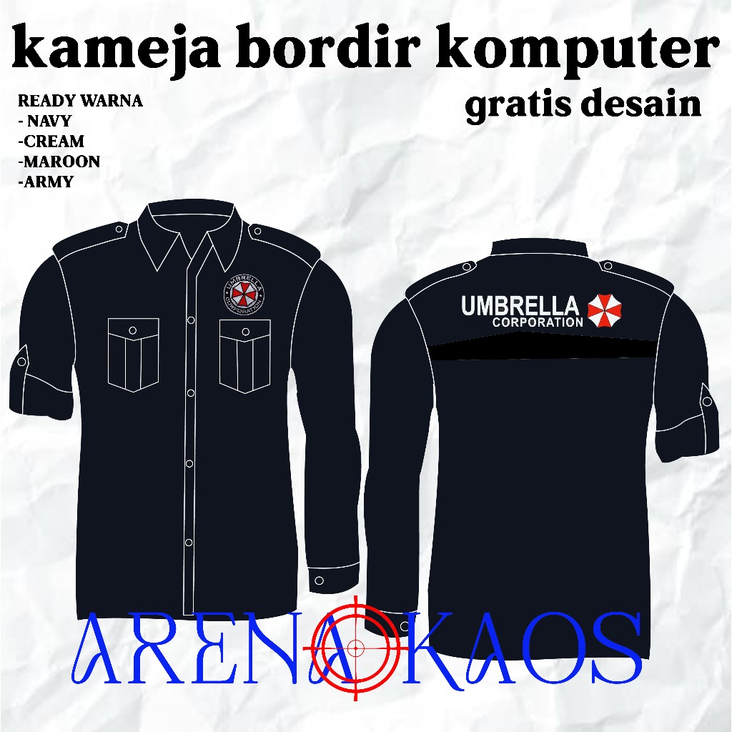 KAMEJA resident evil UMBRELLA CORPORATION