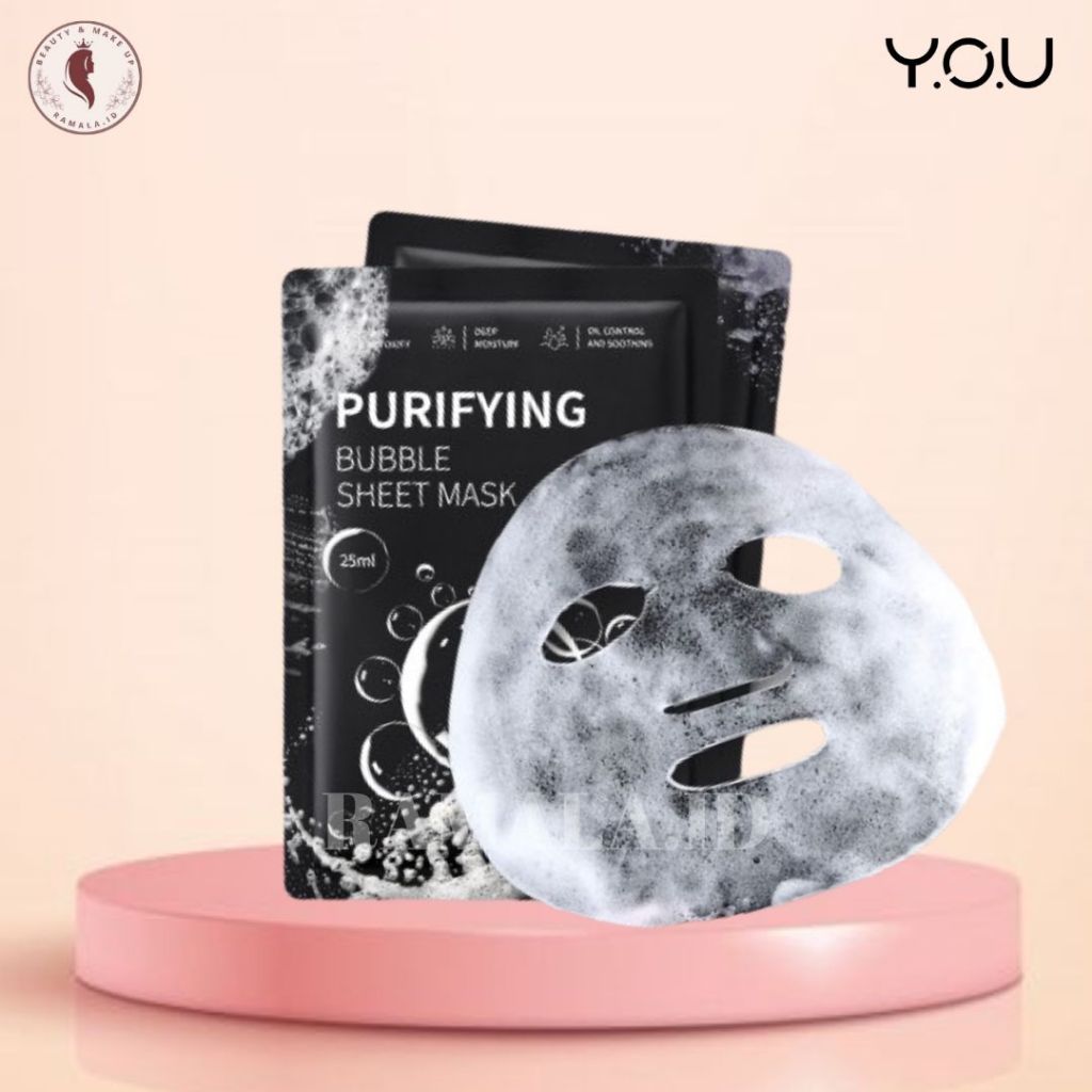 You Purifying Bubble Sheet Mask Detox | Masker Wajah