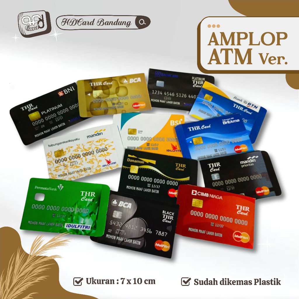 

Amplop Lebaran ATM & Snack 1 pack isi 10pcs - Amplop THR Lebaran