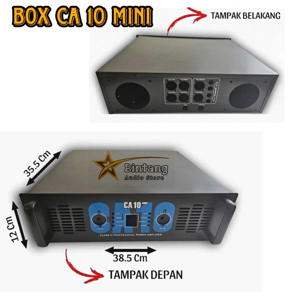 Bok Power Amplifier CA10 Mini / Bok CA 10 Series Bahan Tebal