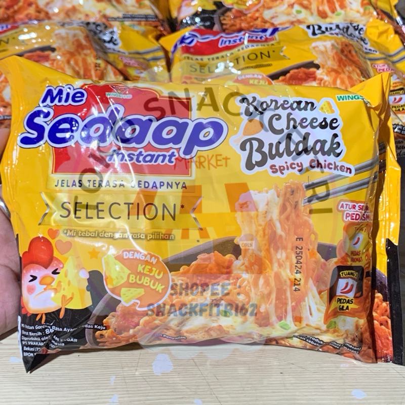 

MIE SEDAAP INSTANT KOREAN CHEESE BULDAK SPICY CHICKEN 5 PCS