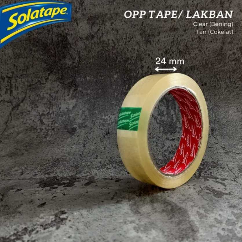 

Isolasi Sedang Murah | SOLATAPE | 1inch 24mm x 70yard