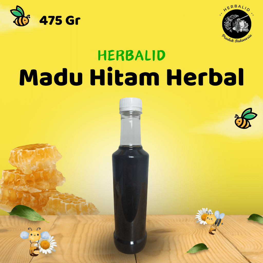 

Madu Hitam Pahit Herbal 475 Gram - HERBALID