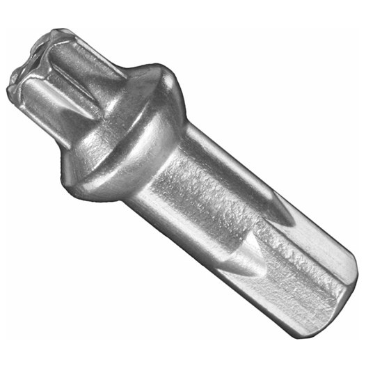 DT Swiss Spoke NIPPLE ALUMINUM SQUORX PRO HEAD PRO LOCK - Silver