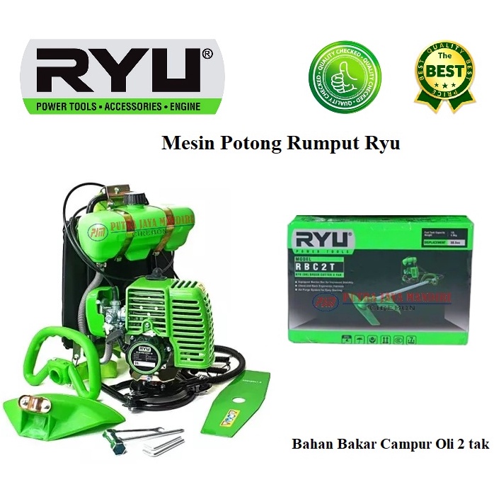 Ryu Brush Cutter 2 Tak RBC 2T Mesin Potong Rumput Gendong ART S4J7