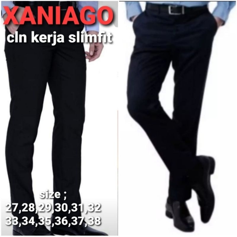 Celana jumbo celana formal pria xaniago celana kantor celana panjang jumbo