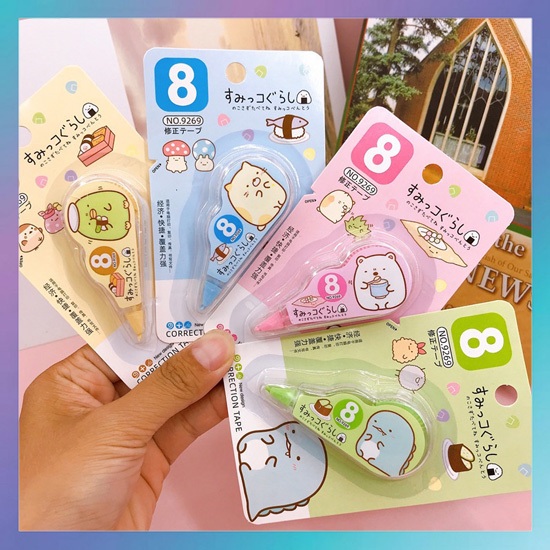 

KTM - Correction Tape 8 Meter Tipe X Pita Roll Karakter Lucu Tipe-X Tipex Penghapus Tinta Pena Pulpen Kertas