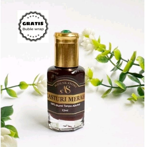 AS Parfum KASTURI MERAH 12 mili bibit murni