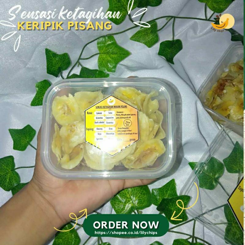 

Keripik pisang lumer -Rasa Susu 50g Lilychips