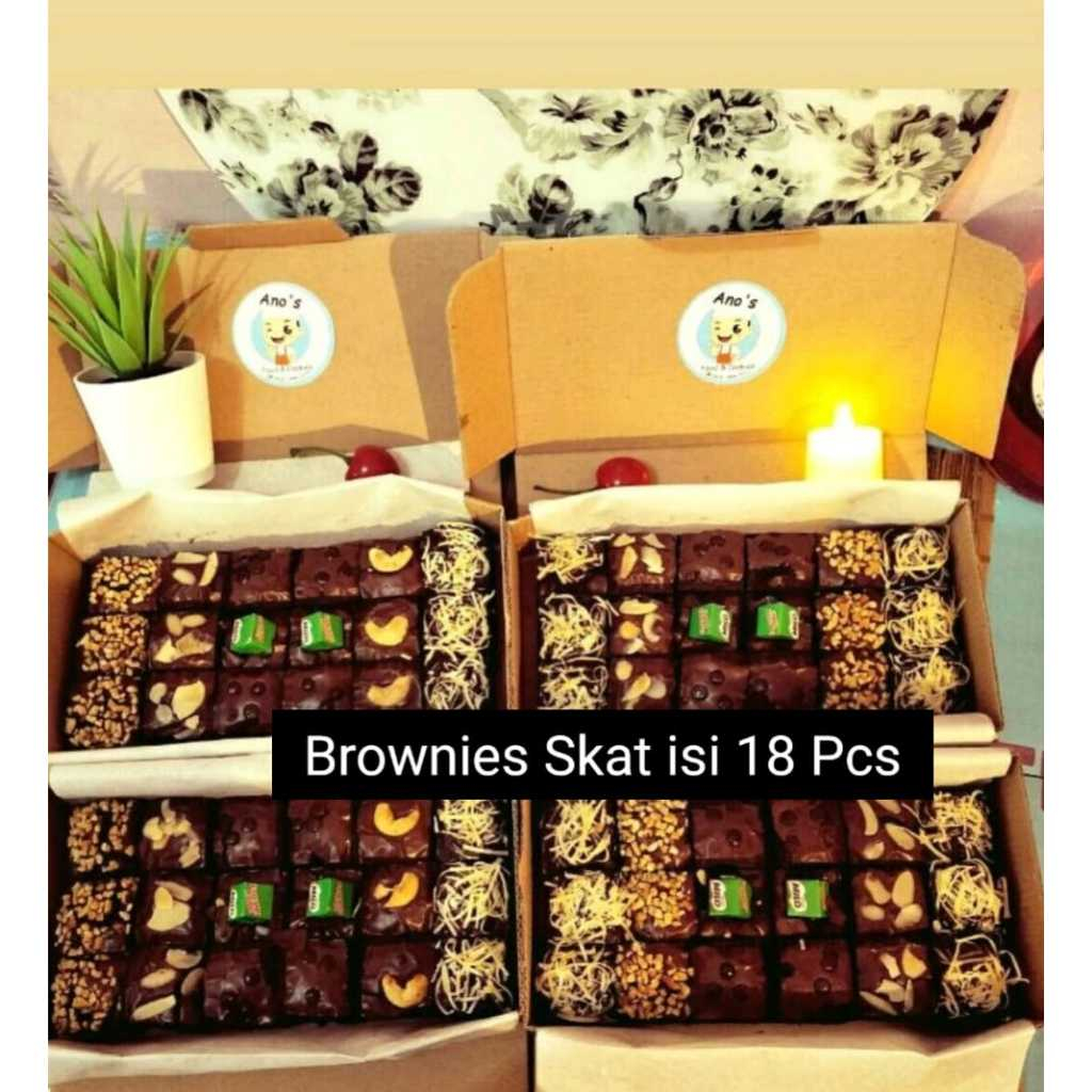 

Brownies dark coklat 20x10 skat ( isi 18 pcs ) produk terbaru