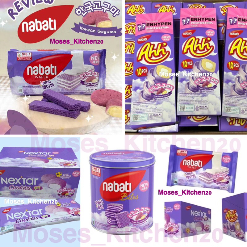 

NABATI AHH GOGUMA BOX ISI 10 PCS/AHH GOGUMA BOX 30 GRAM/NEXTAR GOGUMA BOX/WAFER GOGUMA 122 GRAM/WAFER RASA UBI