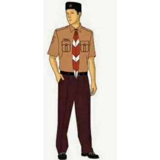 ART Y29T 1 stel SERAGAM PRAMUKA PEMBINA LAKI LAKI SERAGAM PRAMUKA GURU SERAGAM PRAMUKA PNS  SETELAN 