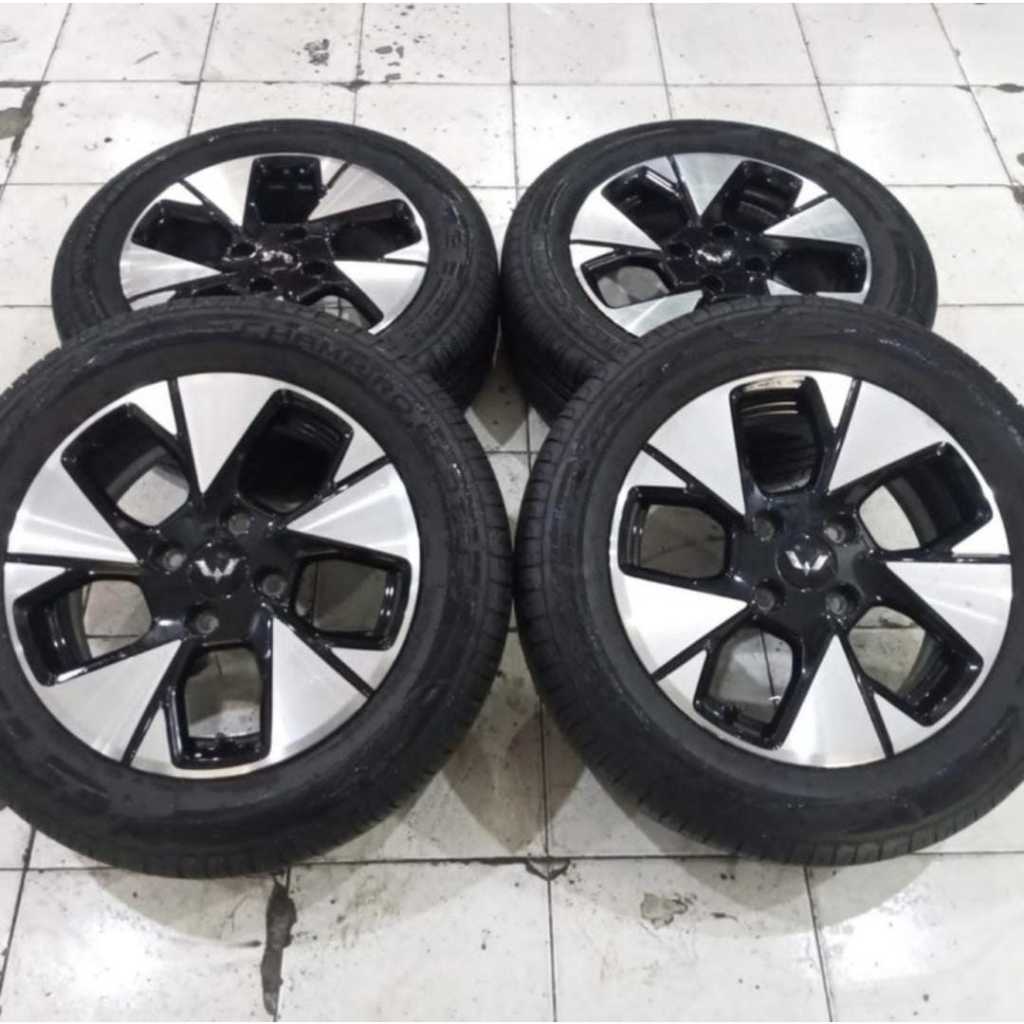 VELG MOBIL BEKAS SEKEN ORIGINAL STD WULING ALVEZ R16X6 4X114 ET34 B-P +BAN GT RADIAL 205 60 R16