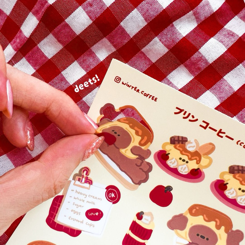 

COFFEE PURIN STICKER SHEETS