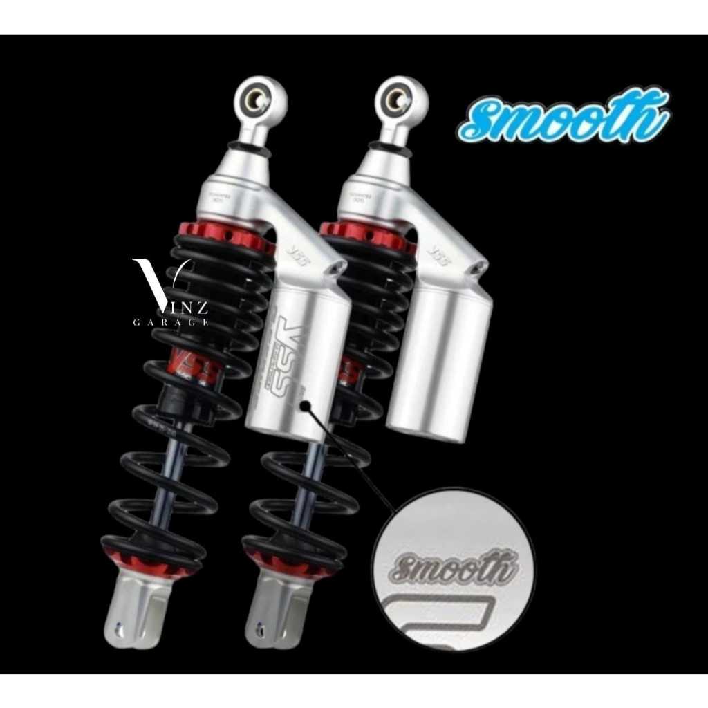 Shock YSS G Plus Smooth Nmax Old // Ukuran 335 Mm // Black Silver // Original By YSS Suspension // S