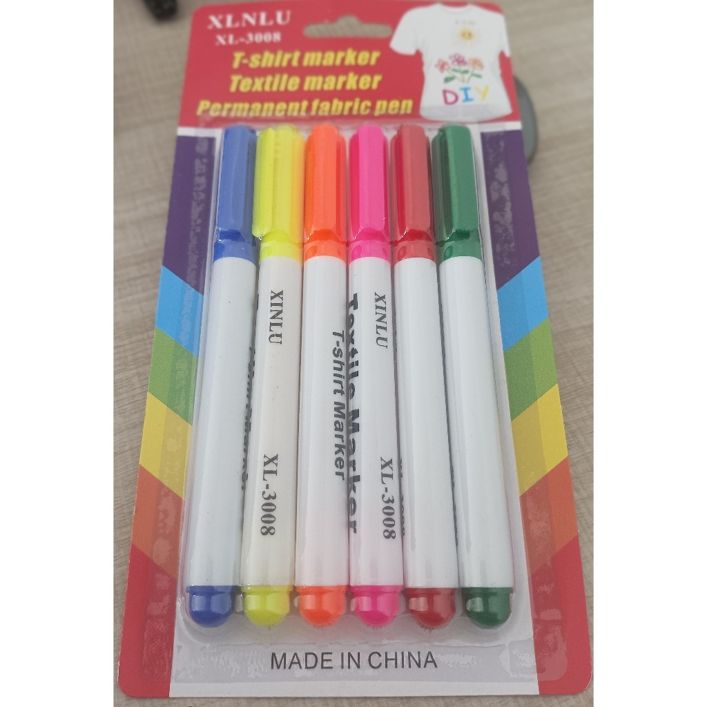 

SPIDOL NEON 3008 - PENANDA KAIN / WATER ERASABLE PEN / TEXTILE MARKER - SPIDOL NEON 3008 10set