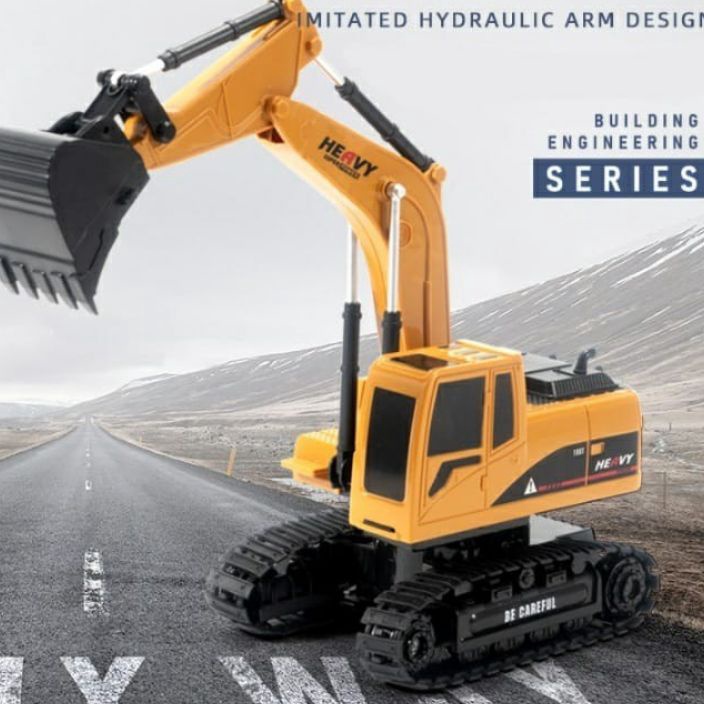 KP8 Rc excavator eksavator beko mainan remote control backhoe