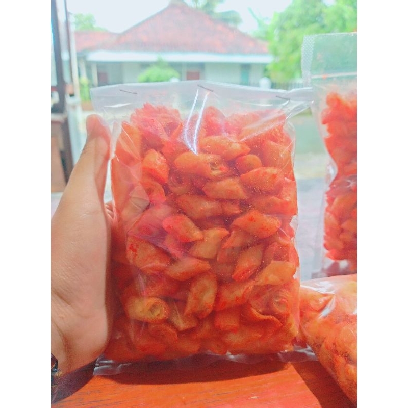 

lumpia keriuk balado pedas manis