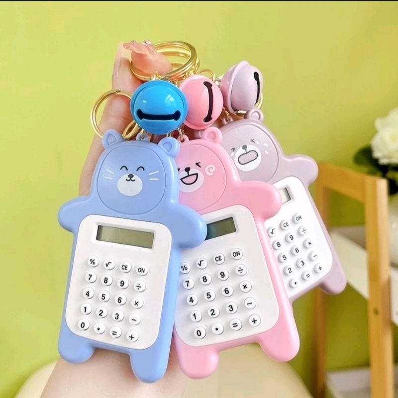 

Kalkulator Mini Portable Motif Beruang / Kalkulator Mini Beruang Lucu / Kalkulator Mini Bear
