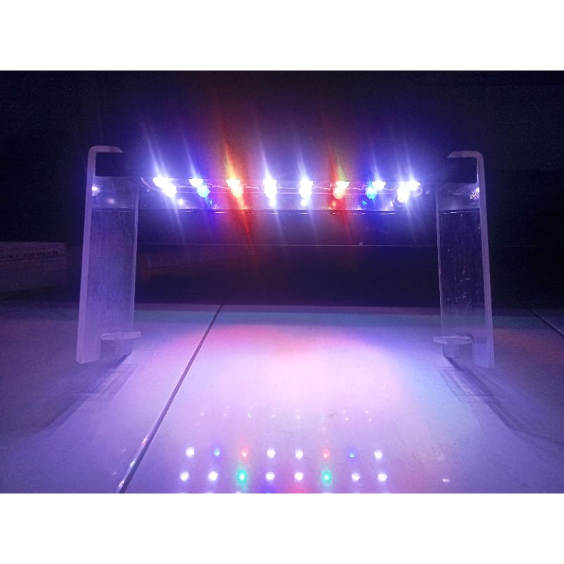 Lampu Aquascape LED HPL 30cm Costume DIY 24w Full Lensa Convex 60°