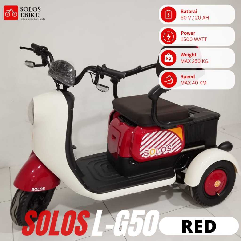 Sepeda Listrik Solos Roda 3 L-G50