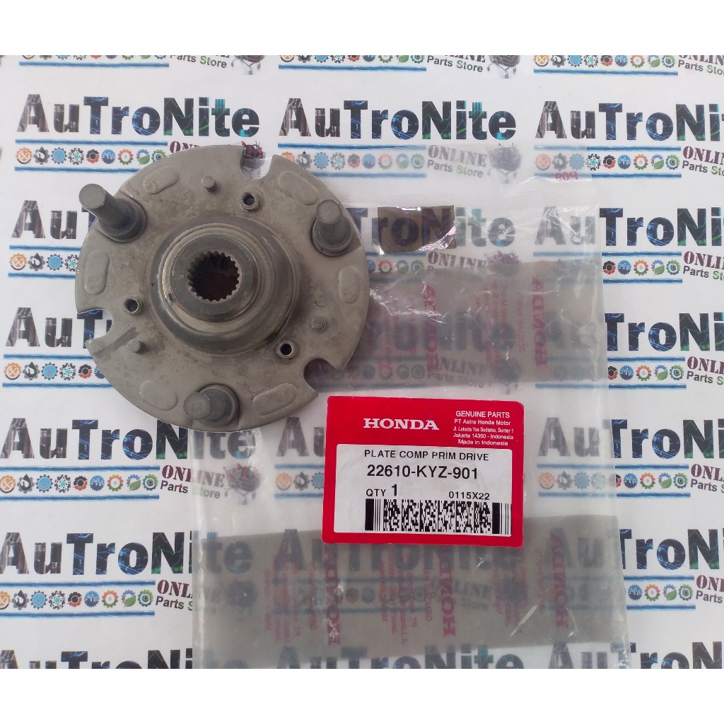 Plate Comp Prim Drive Rumah Dudukan Kampas Ganda 22610-KYZ-901 Original Honda Blade CT Super Cub C S