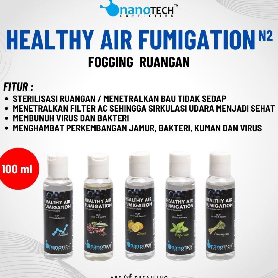 HJ6 Cairan Fogging Mobil  nanoTECH PROTECTION  Liquid Fogging Mobil  HEALTHY AIR FUMIGATION  Liquid 