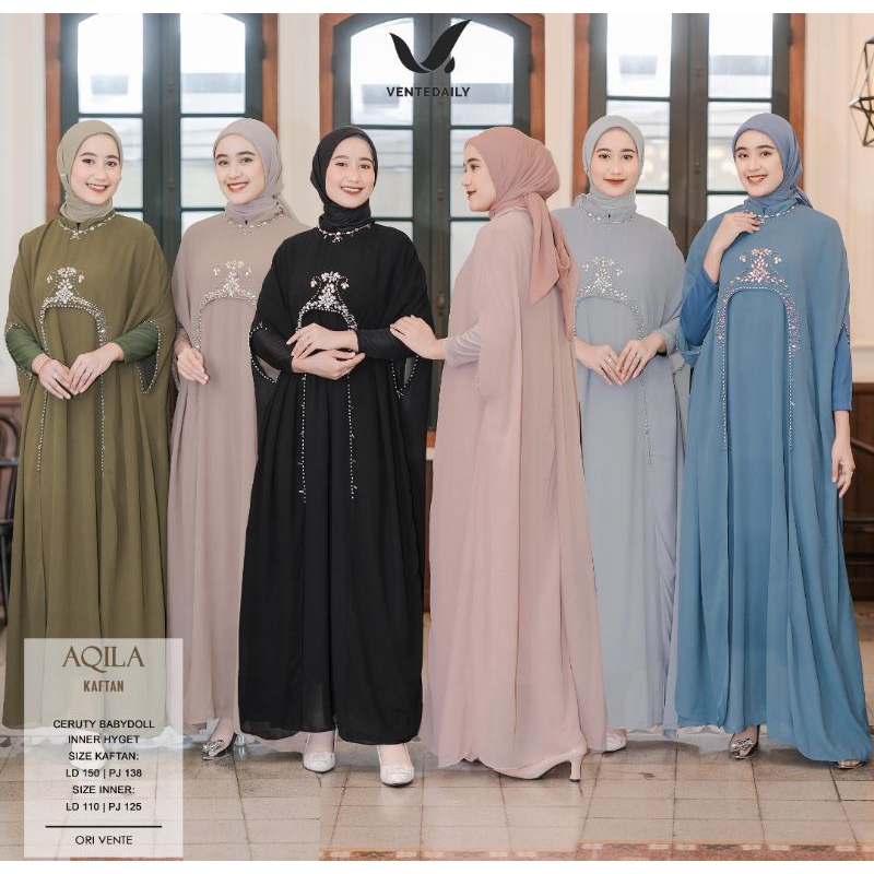 Kaftan Aqila | Kaftan Lebaran 2024 Aqila