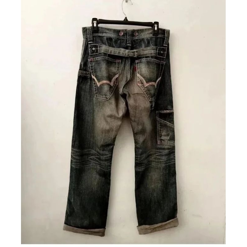 celana denim fading