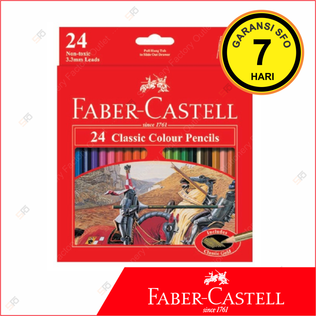 

Pensil Warna Faber Castell isi 24 - SFO Semarang Official