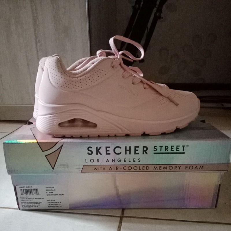 PRELOVED SEPATU SKECHER AIR COOLED MEMORY FOAM - BACA DESKRIPSI