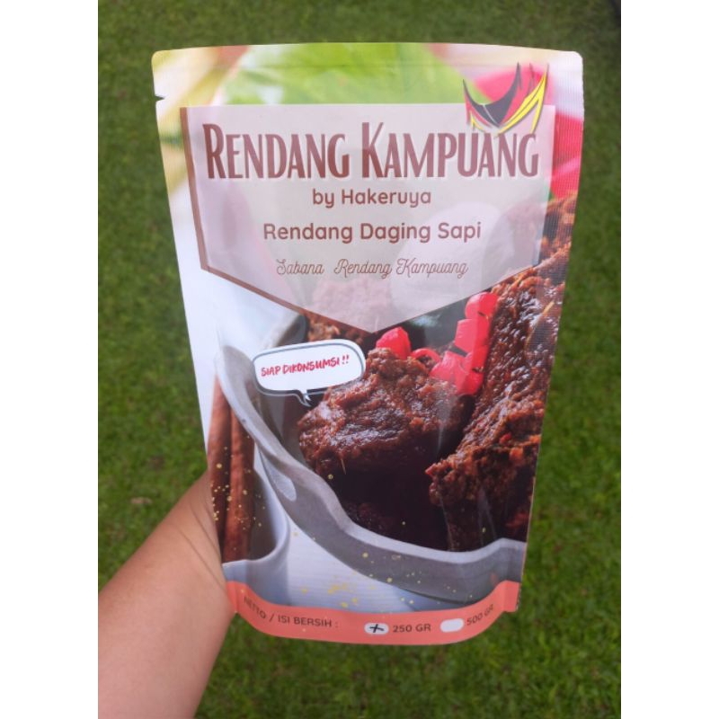 

Rendang Kampuang by Hakeruya - Rendang Padang Daging Sapi Asli dengan Cita Rasa Kampung yang Lezat