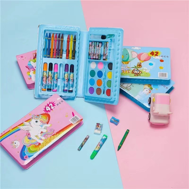 

CRAYON set 42 MEWARNAI / CRAYON LUKIS ANAK 42PCS / PENSIL WARNA ANAK