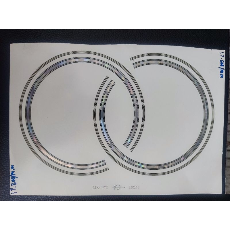 Rosette gitar / sticker pinggir gitar