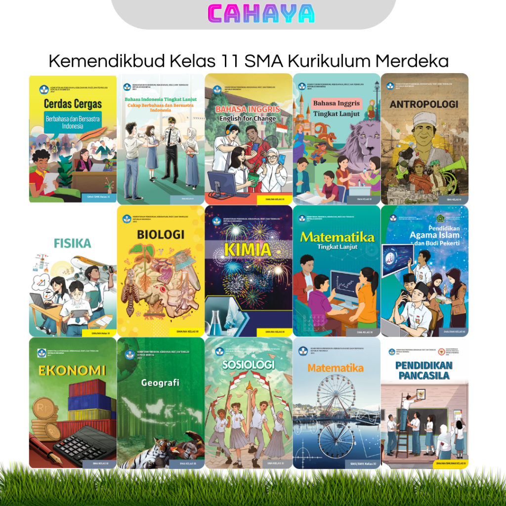 BUKU PAKET KEMEnDIKBUD SMA KELAS 11 KURIKULUM MERDEKA PJOK AGAMA ISLAM PANCASILA CERDAS BERBAHASA IN