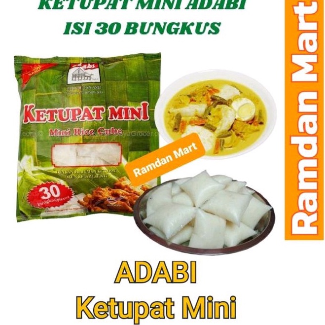 

ijual ketupat mini Ketupat bantal mini siap rebus AABI isi 3 Bungkus QNV