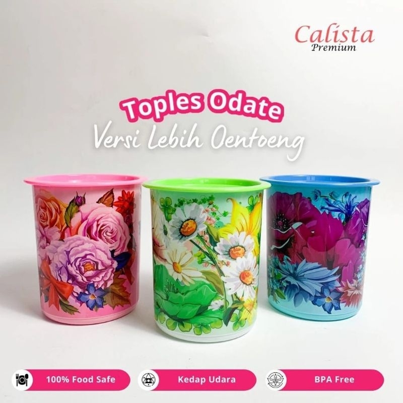 TOPLES ODATE MOTIF BUNGA TOPLES MAKANAN/TOPLES CALISTA/TOPLES MOTIF