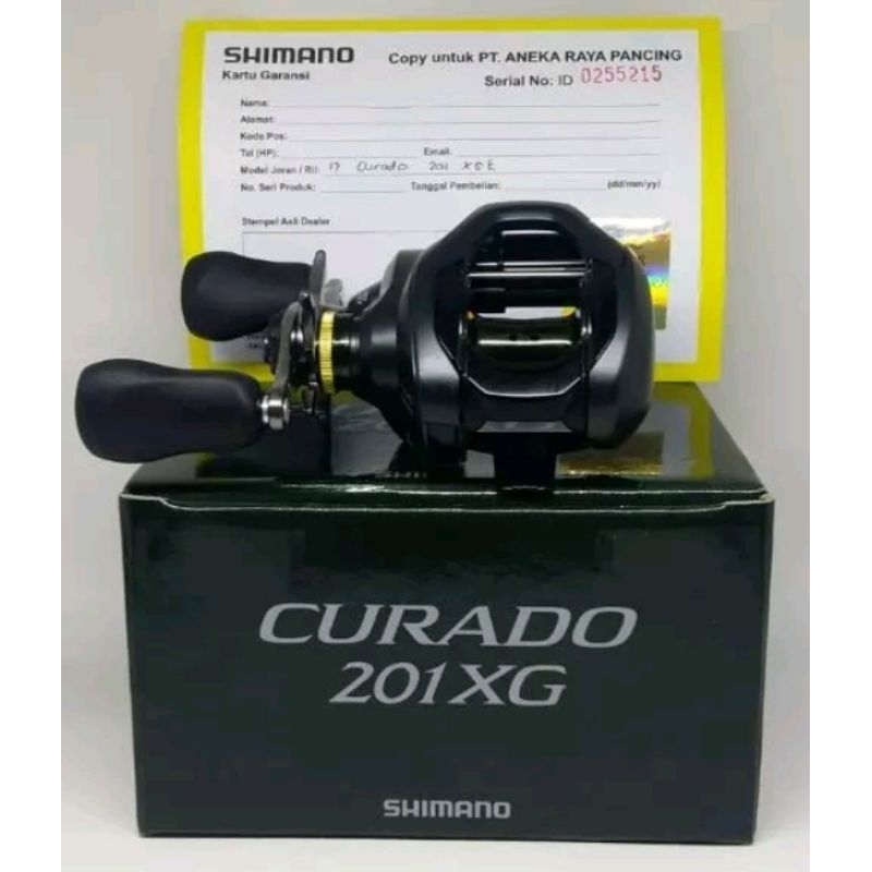 reel shimano curado dc 201 xg ASLI