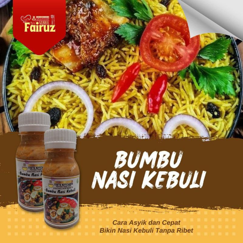 

Bumbu Nasi Kebuli Tin's Kitchen Kemasan Imut 90 gram