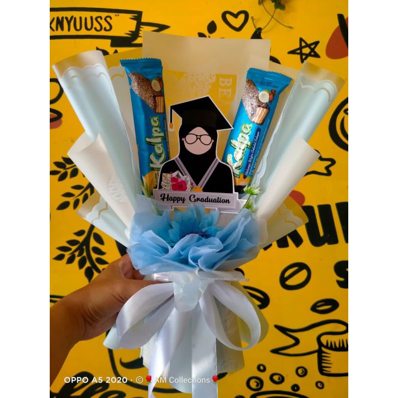 

Buket Snack Wisuda mungil murah meriah