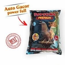 TOPSONG PREMIUM 1 KG VOER TOP SONG PAKAN MAKANAN BURUNG WAMBI HWA MEI MURAI CENDET PROTEIN TINGGI