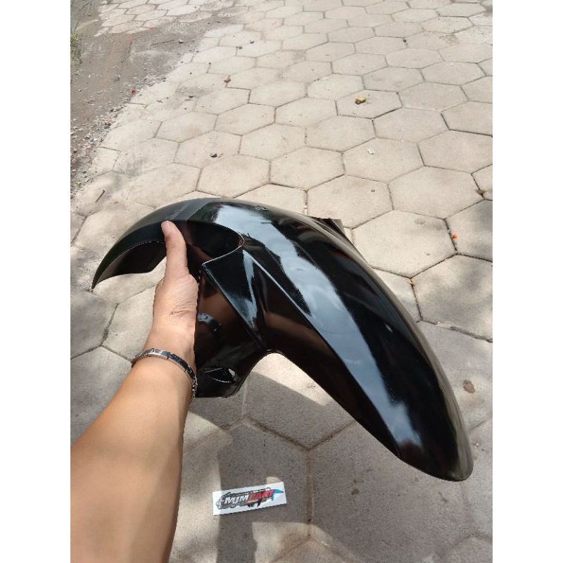 SLEBOR DEPAN R 15 WARNA HITAM BAGUS TEBAL