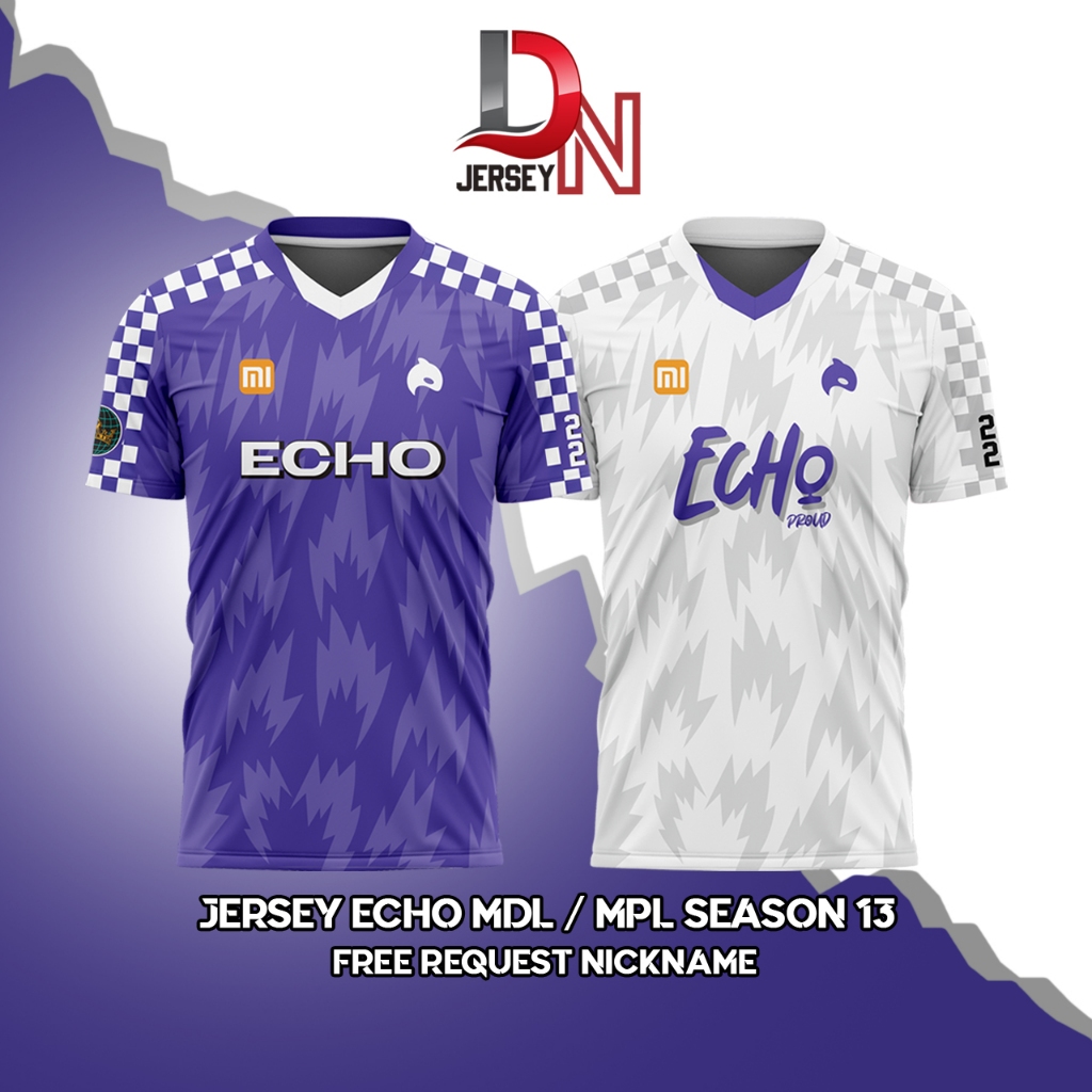 JERSEY Baju Kaos ECHO PHILIPPINES 2024 MPL / MDL SEASON 13 FREE CUSTOM NICKNAME