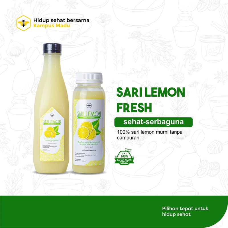 

Sari Lemon Fresh 100% Murni Lemon Organik