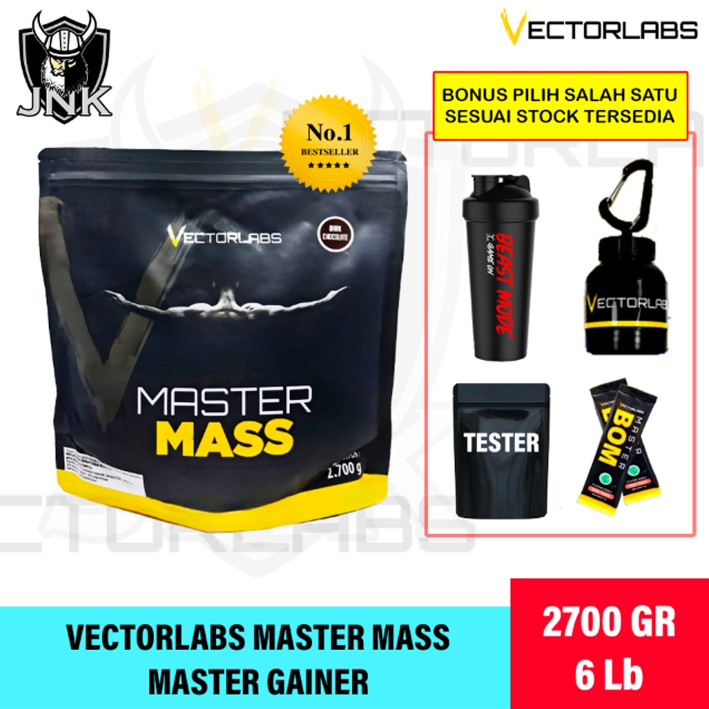 Vectorlabs Master Mass 6 Lbs | Mastermass Susu Whey Protein Gainer Massgain Bulking Berat Badan