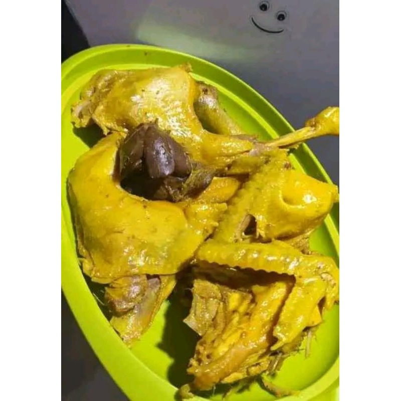 

ayam kampung ungkep tinggal bakar dan goreng